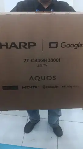 Sharp 43 inch baru beli