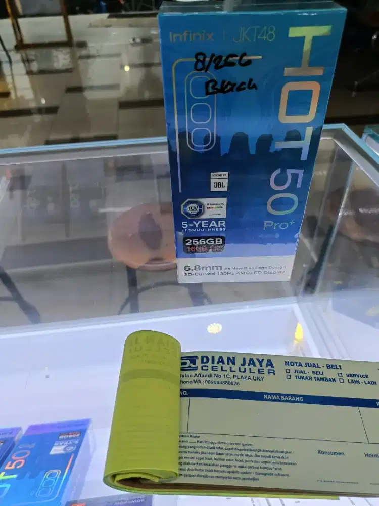 Infinix hot 50 pro plus layar lengkung 8/256