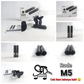 RODE M5 MIC PENSIL MICROPHONE CONDENSER OVERHEAD ENSEMBLE