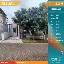 Rumah Minimalis Lingkungan Nyaman Di Austinville Tidar Malang(OLX524)