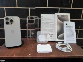 iPhone 15 Pro 128Gb iBox Mulus Fullset Original Bisa Tuker Tambah