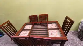 MEJA MAKAN 6 KURSI