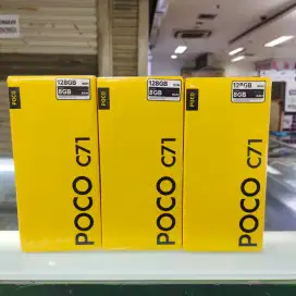 Xiaomi Poco C71 ram 4gb+4gb/128gb baru segel garansi resmi harga PROMO