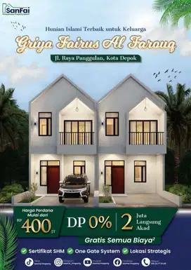 Griya Fairus Al Farouq Hunian Mewah ekonomis Asri dan Nyaman di Depok