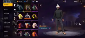 JUAL AKUN FREE FIRE - FULL EMOTE, SKIN LANGKA, DAN BADGE TINGGI