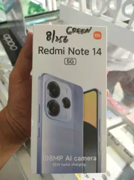 XIAOMI REDMI NOTE 14 5G NFC RAM 8GB/256GB GARANSI RESMI