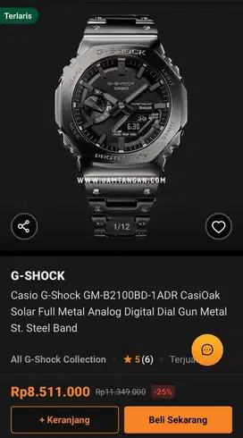CASIO GSHOCK GM-B2100BD-1A