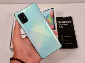 Samsung Galaxy A71 NFC 8/128 mulus fullset Resmi SEIN