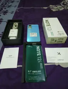 Infinix Note 12i 2022 RAM 6+5/128GB Layar Super Amoled Fullset