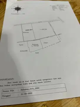 DIJUAL MURAH TANAH 1000-5000 METER LOKASI UNPAM BAGUS UNTUK CLUSTER