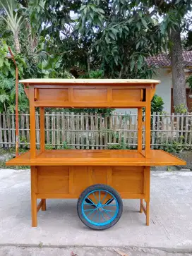 Gerobak Angkringan, Bakso, Mie Ayam, PeceL, Bubur, Sate,Roti Bakar dlL