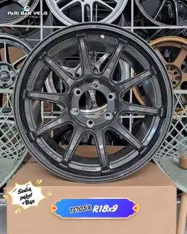 Velg JF Luxury TC105X Ring 18 lebar 9 
et. 0 4pcs pajero