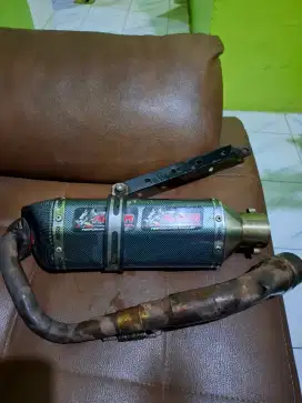 Knalpot Pro Alpha + Leher untuk Beat FI 2014 kebawah