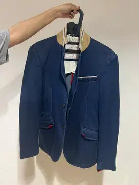 Jas Zara Biru Tua Mulus