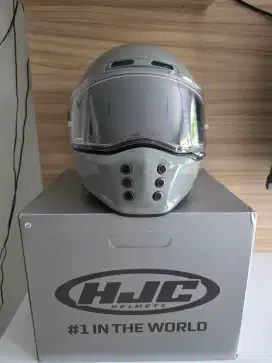 Helm motor HJC V10 N Gery full Face Original