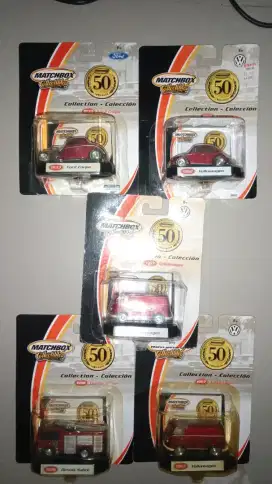 Matchbox 50th Anniversary Collectibles 5 pcs RARE