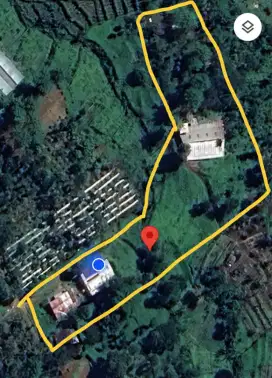 Dijual Cepat Tanah Bonus 2 Villa dan 1 Kandang Kambing