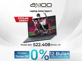 LAPTOP PELAJAR AXIOO HYPE 3 CICILAN KREDIT TANPA DP BUNGA 0% 12 BULAN