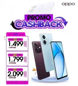 Ready hp Oppo A3x || Harga promo special || Bisa COD GRATIS ONGKIR