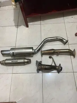 Fs Downpipe Frontpipe Resonator & Muffler (All Ironcrafts) Jazz GK5