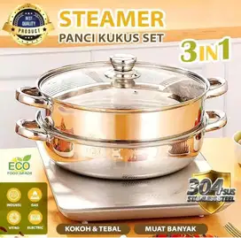 HUGO PANCI STEAMER MURAH KUKUSAN 2 SUSUN