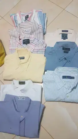 kemeja second tangan panjang xl dan L