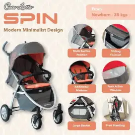 Jual Stroller (Coco latte) like a new.