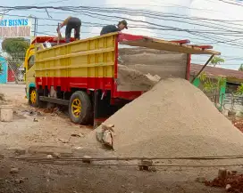 Jual pasir cor pasir pasang batu belah batu split bata merah sirtu
