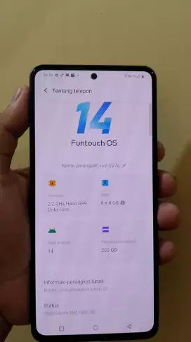 Vivo. V27e resmi Vivo. 8+8/256 hp cas biasa NFC