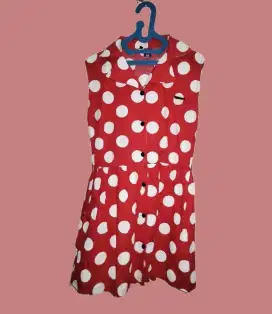 Dress polkadot lucu