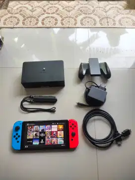 Nintendo switch oled c*w 256gb fullset tanpa box