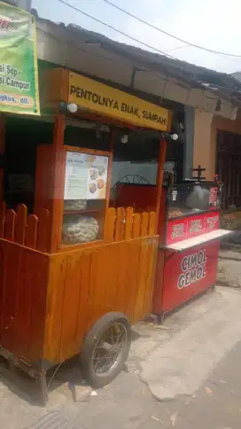 DIJUAL ROMBONG MIE AYAM/BAKSO BAHAN KAYU