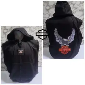 Rompi harley davidson original full bordir eagle