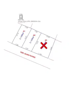 TANAH PLOT KECIL UMALAS TEGAL CUPEK   MD-087