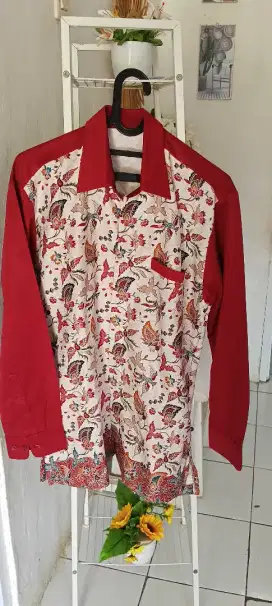 Kemeja Batik Pria Betawi size L