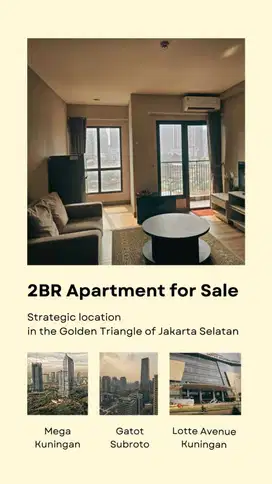 Dijual Cepat Apartemen Taman Sari Semanggi Furnished Jakarta Selatan