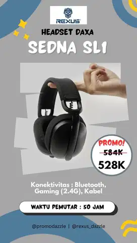 Headset gaming rexus daxa Sedna SL1