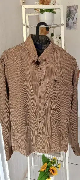 Kemeja pria Stenly adam size L