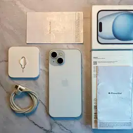 iPhone 15 128GB iBox fullset original garansi on maret 2026