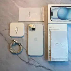 iPhone 15 128GB iBox fullset original garansi aktif Maret 2026