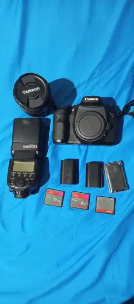 Canon 7D Lensa Tamron Flash Speedlight