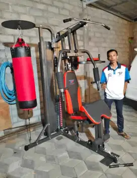 ALAT FITNESS BARU HOME GYM 3 SISI SAMSAK TOTAL TLHG 077
