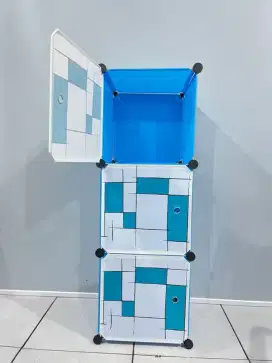Lemari plastik 3 susun