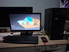 paket cpu+monitor intel core i5-7400 ram 8 ssd 480/hdd 1 tb