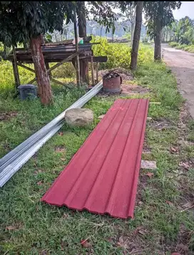 Galvalum pasir dan galvalum polos