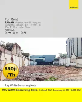 Tanah Jl. MT Haryono dekat Bangkong siap Bangun