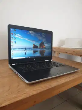 Laptop Drafter HP 14-BW023AX AMD A9 Radeon R5 Dual Storage Siap Pakai