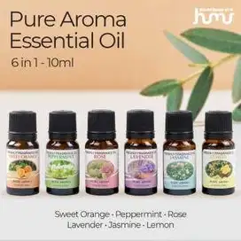 Pure Essential Oil Minyak Aromatherapy 6in1 10ml