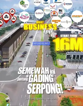 Bisnis besar? Harus Lokasi yang prestige CITY HUB COMMERCIAL gading se