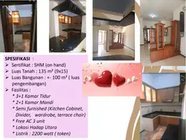 Murahh Rumah Graha Sampurna Wiyung dekat WBM Royal Residence Surabaya